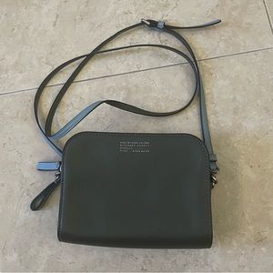 Marc Jacobs Gray+Light Blue Crossbody Bag